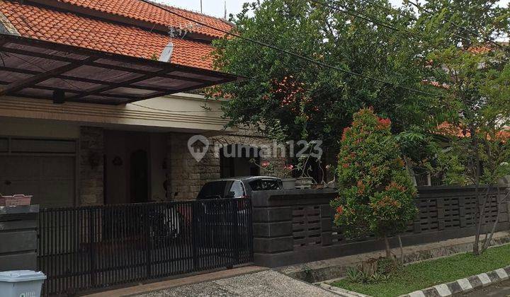 Rumah mewah margorejo full marmer dan kayu jati 1