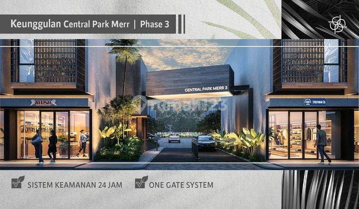 Central park merr rumah mewah 2 lantai terjangkau  2