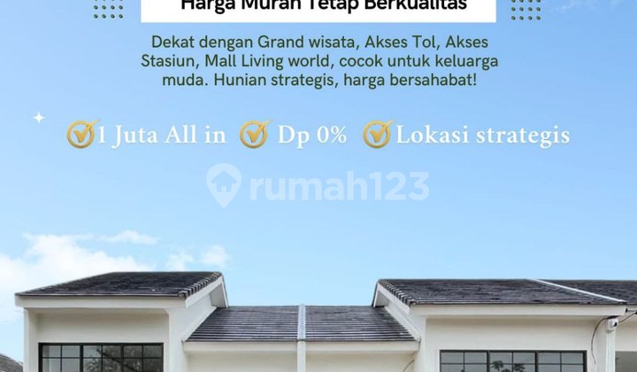 Rumah Syariah Ready Strategis Cuma 5 Menit ke Grand Wisata Bekasi Rumah Syariah Ready Strategis Cuma 5 Menit ke Grand Wisata Bekasi