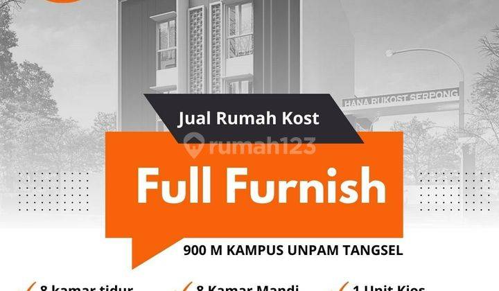 Rumah Kos Syariah Strategis Di Tangsel, Cuma 1 Km Dari Unpam 2