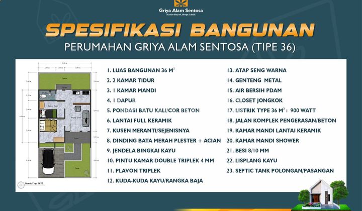 Rumah Subsidi Murah Bagus, Sistem Syariah, Dekat Bandara BIM Padang 2