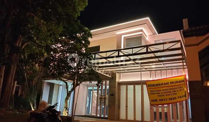Murah Sewa Rumah Full Furnish Palm Beach Pakuwon City Surabaya Jalan Utama Luar Cluster bisa untuk Kantor 2