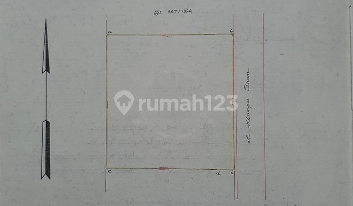 Tanah Tengah Kota Surabaya Dekat Galaxy Mall Dan Its