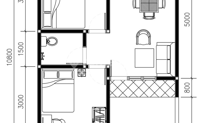 Minimalist House Near Station Installment 2 Million 2