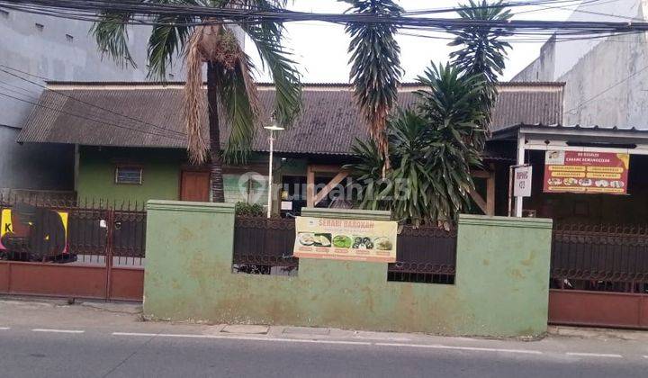 Dijual Tanah + Bangunan Di Pinggie Jalan Di Kemanggisan 