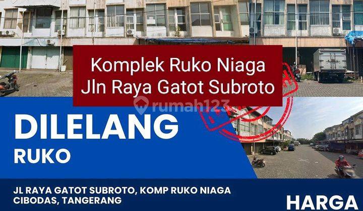 Murah! Dilelang Ruko Siap Huni Lokasi Strategis 1