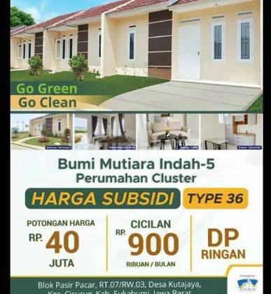 Rumah Subsidi Rasa Komersil Dekat Exit tol Cigombong Ciawi 1
