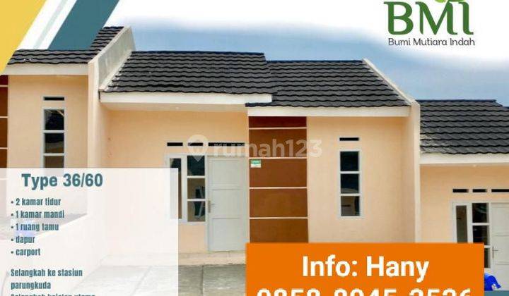 Dijual rumah bagus 166jt selangkah ke stasiun KRL dan exit tol 1