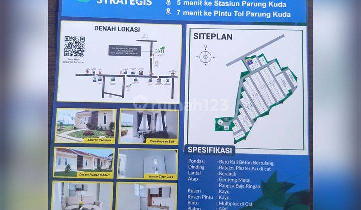 Rumah Minimalis Modern Tanpa DP Dekat Gerbag Tol bocimi 11