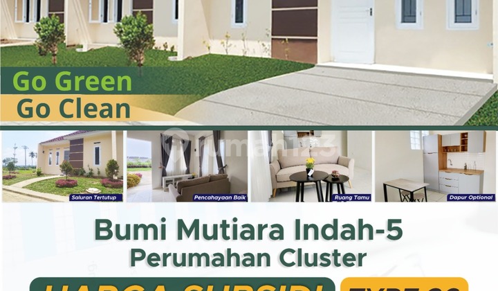 Dipasarkan Rumah Subsidi Konsep Cluster Dekat PT. Yongjin 1
