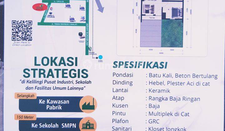 Rumah Subsidi Konsep Cluster Dekat Kawasan Ekonomi Khusus LIDO 9