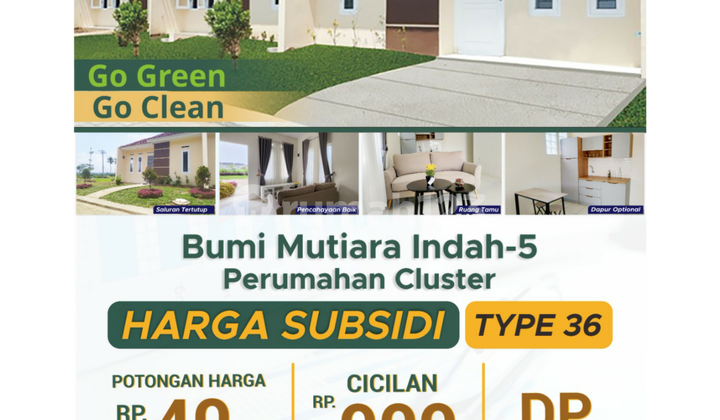 Rumah Subsidi Konsep Cluster Dekat Taman Rekreasi Cimalati 8