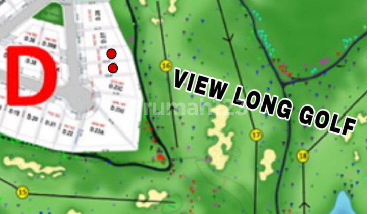 Best Golf View Land Plot Surabaya Bdg Inhouse Mortgage Available