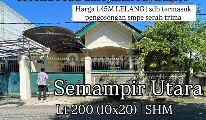 Rumah Lelang Dekat Raya Merr Semampir Utara Gudang Kantor Shm 2