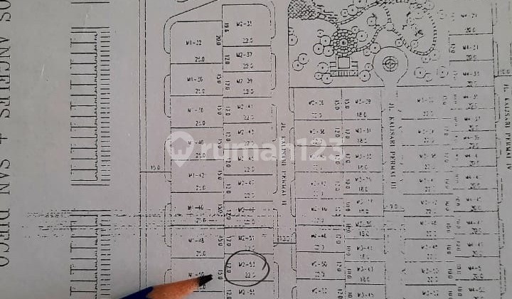 Tanah Kavling San Diego Pakuwon City Murah Hadap Utara PPJB