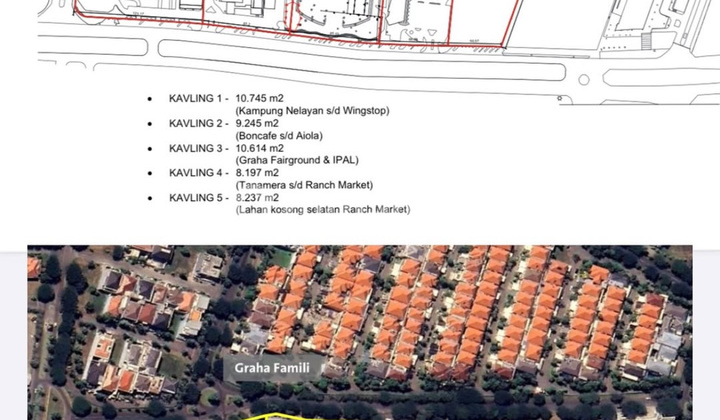 Premium Commercial Land in West Surabaya, Graha Family Pakuwon