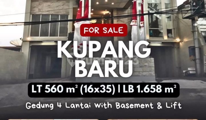 Gedung Surabaya Dijual Bekas Resto Kantor Ballroom SHM Siap Pakai