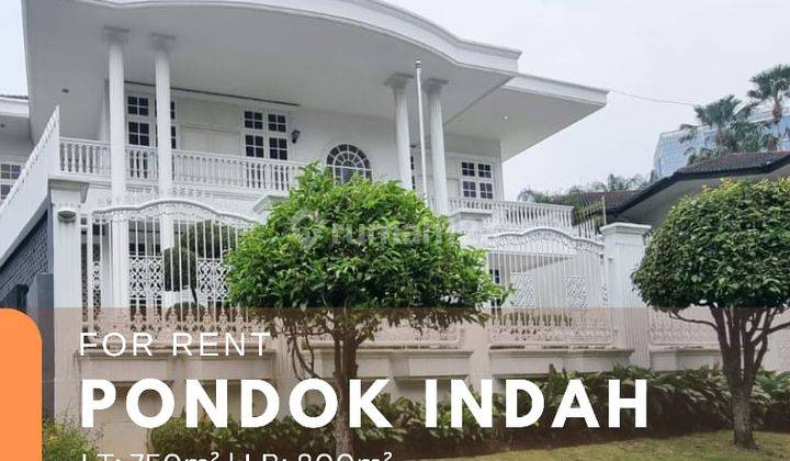 Disewakan Rumah Mewah 2 Lantai Pondok Indah Minimal 2 Tahun 1