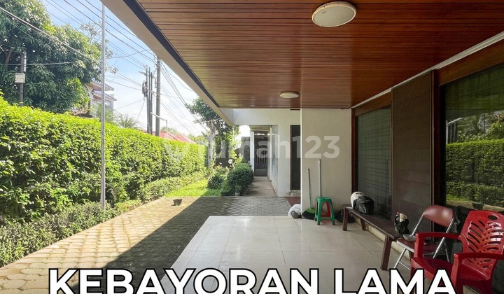 Rumah Lama Terawat 1 Lantai Lingkungan Tenang, Asri & Nyaman Kebayoran Lama, Jakarta Selatan - Ocasa4752