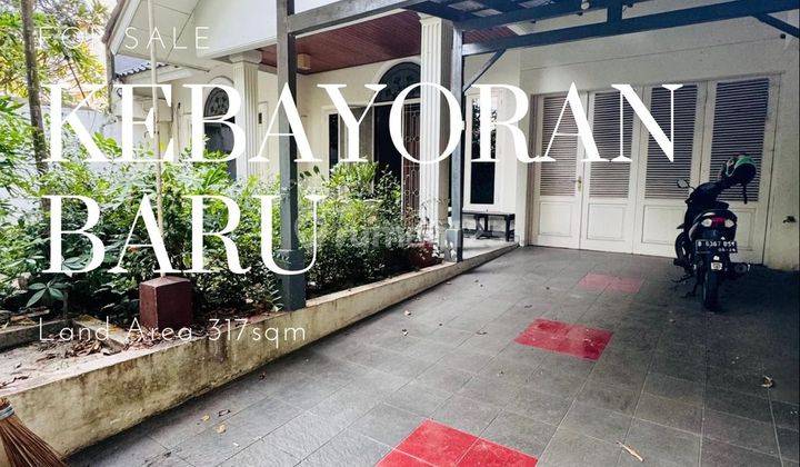 Rumah Tua Butuh Renovasi SHM Lokasi Prime di Jalan Erlangga, Jakarta Selatan 1