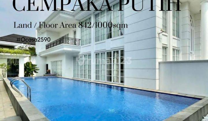 Brand New House Siap Huni Private Pool Full Marmer Mewah Fully Furnished Cempaka Putih Jakarta Pusat 1