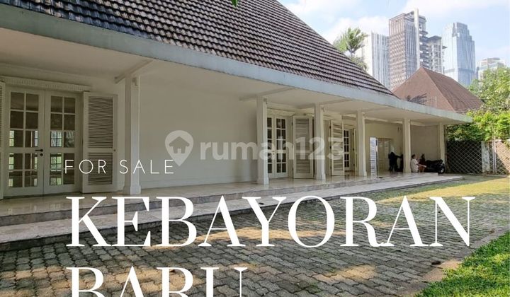 Rumah Kolonial 1 Lantai Selong Kebayoran Baru Jakarta Selatan