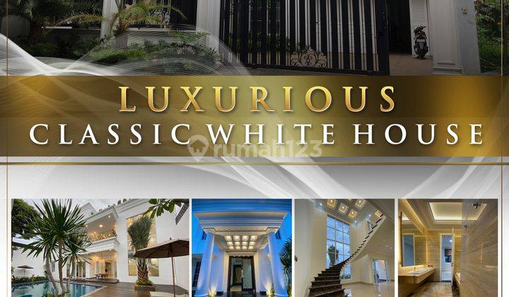 For Sale Luxurious Brand New Classic White House Pondok Indah 1