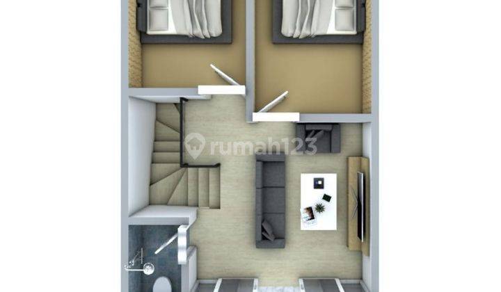 Rumah baru 2 lantai minimalis modern SHM Kedinding Kenjeran Surabaya Utara 14