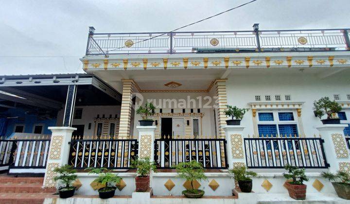 DIJUAL RUMAH + KANTOR FULL FURNISH GRIYA DHARMA SEJAHTERA GANDUS PALEMBANG 1