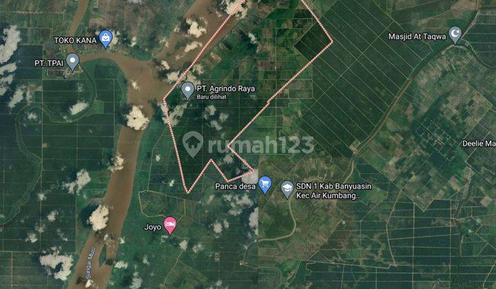 Dijual Lahan Kebun Karet Teluk Tenggirik Banyuasin 1