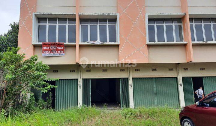 Disewakan Ruko Strategis Jalan Sako Baru Palembang 1