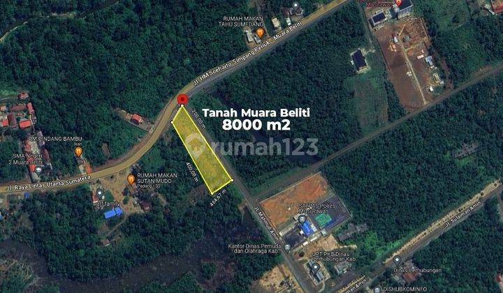 DIJUAL TANAH JALAN LINTAS SEKAYU – LUBUK LINGGAU MUARA BELITI MUSI RAWAS 1