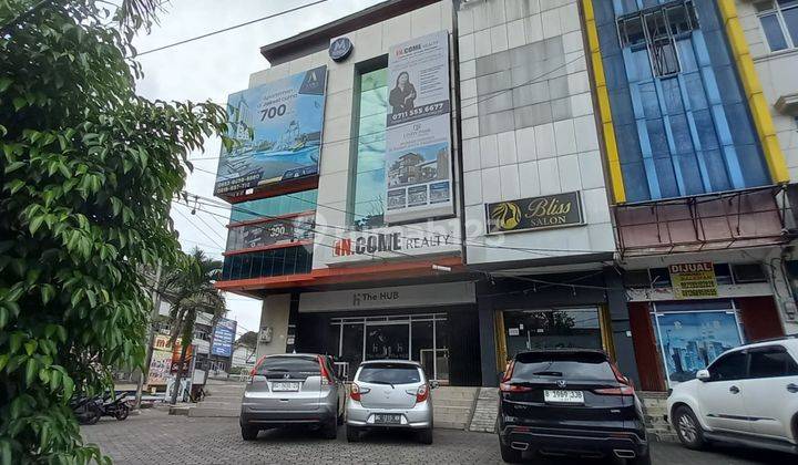 DIJUAL GEDUNG 4 LANTAI + BASEMENT JALAN JENDRAL SUDIRMAN KM 3,5 PALEMBANG 2