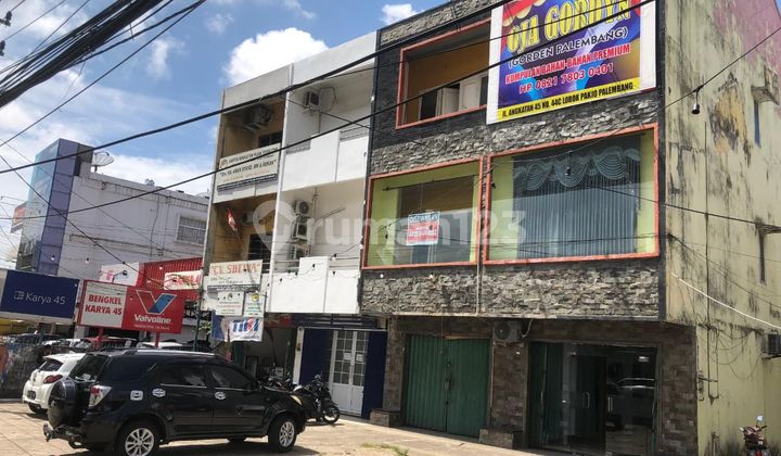 RENTAL OF SHOP HOUSE IN CITY CENTER ON ANGKATAN 45 STREET, PALEMBANG