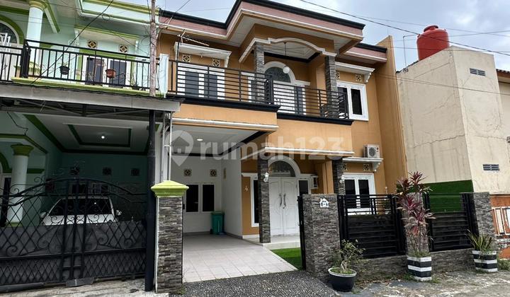 DIJUAL RUMAH FULL FURNISH KOMPLEK VILLA ARJUNA JALAN SWADAYA PALEMBANG