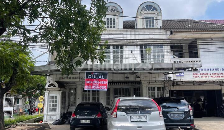 FOR SALE 2 READY-TO-USE SHOP HOUSES ON ALKBP CIK AGUS GOLF STREET PALEMBANG 2