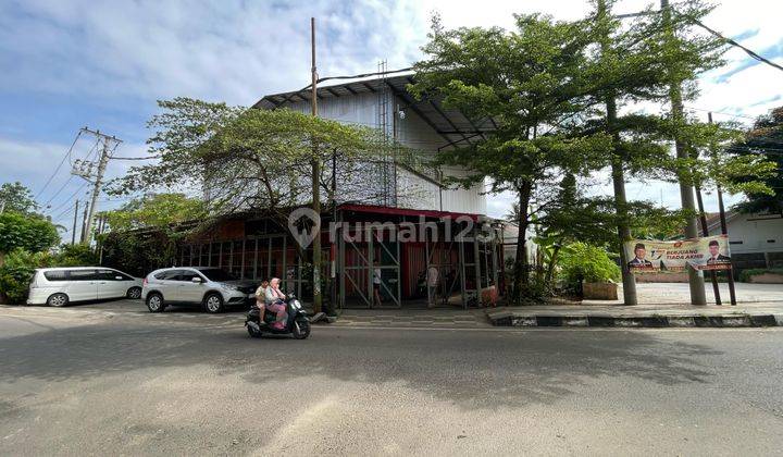 DIJUAL TANAH + GEDUNG OLAHRAGA JALAN SULTAN MANSYUR MUSI 6 PALEMBANG 1