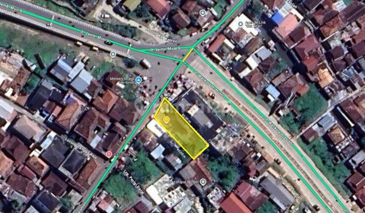 DIJUAL TANAH PINGGIR JALAN UTAMA MUSI 6 PASAR 2 ULU PALEMBANG 1