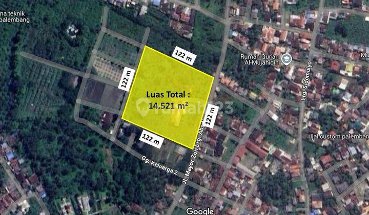DIJUAL TANAH JALAN MAYOR ZEN PUSRI PALEMBANG – Cocok Buat Perumahan Komersil 1