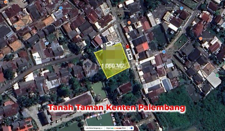 DIJUAL TANAH KAVLING KAWASAN TAMAN KENTEN PALEMBANG