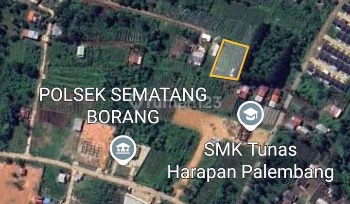DIJUAL LAHAN DEKAT POLSEK SEMATANG BORANG PALEMBANG 1