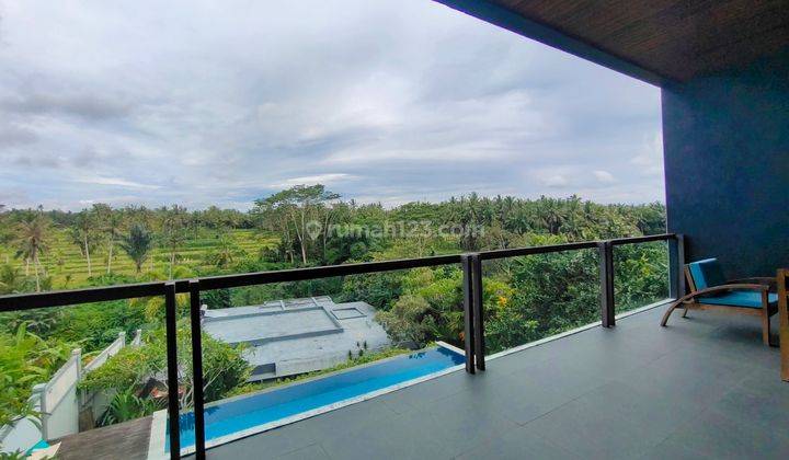 Villa Luxury Ubud dengan view sawah sungai dan air terjun  1