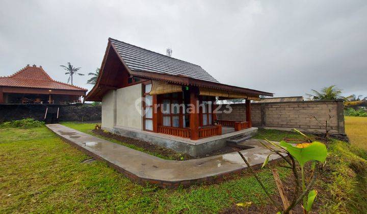 Dijual Villa Etnik Joglo kayu jati view sawah di Pejeng Kangin 2