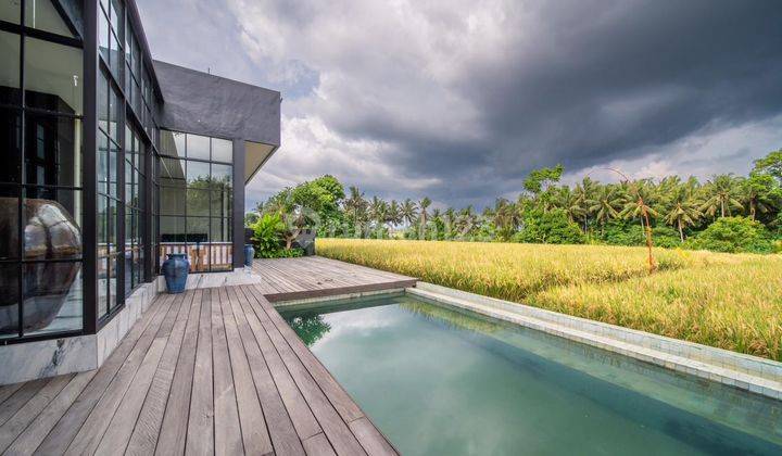 Dijual Villa view cantik hamparan sawah di Ubud 1