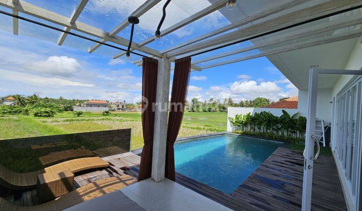 New Villa for sale in Ubud with views of rice fields and mountains 1