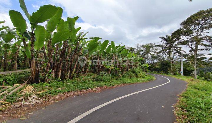 Land for sale with beautiful views in Ubud suitable for a private villa 1