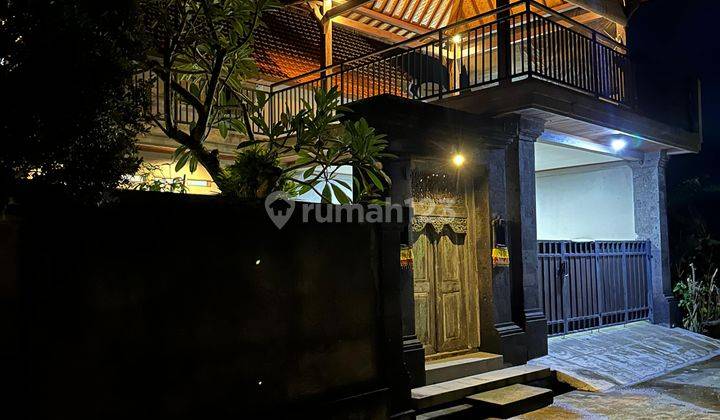 Dijual Villa Premium Full Furnished Di Ubud View Balkon Sawah 1