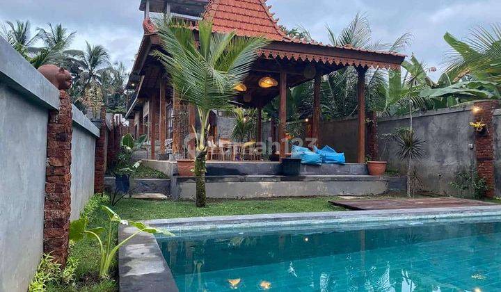 Villa view dengan view sawah abadi dan gunung agung 1