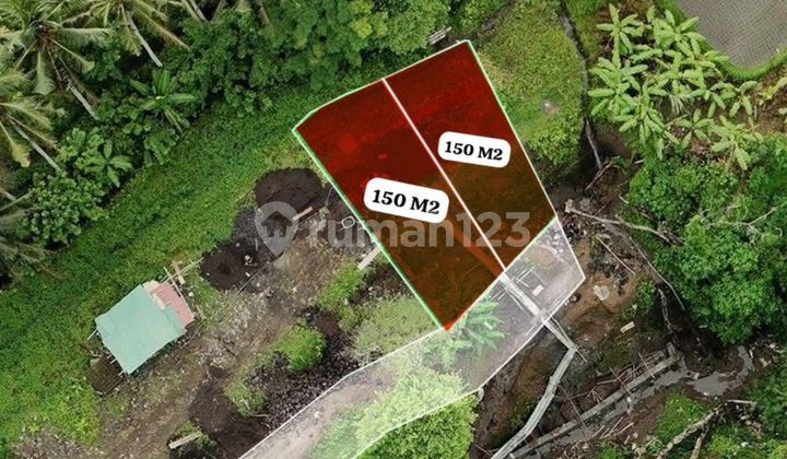 Dijual Lahan Premium Berlokasi di Ubud View Sawah Akses Mobil