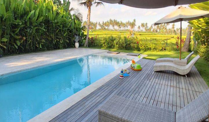 Dijual Villa Di Ubud Dengan Pemandangan View Sawah Bagus 2